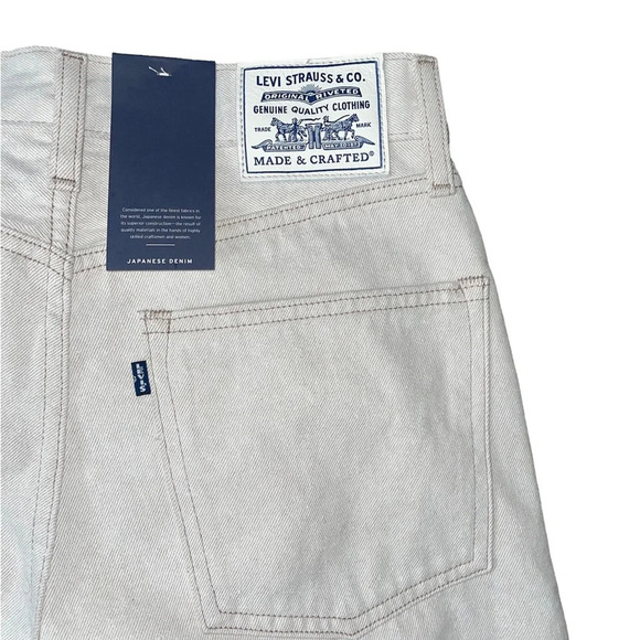 LEVI'S High-Rise Column Pink Denim Jeans Size 27 - Picture 6 of 15